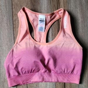 Gymshark Pink Ombre Sports Bra